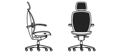 1916 - High Back with Headrest 1916 - High Back with Headrest